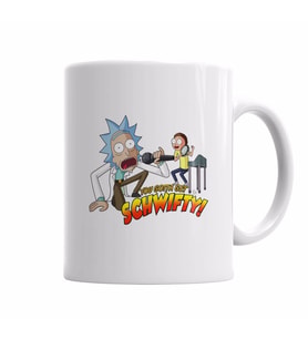 Rick and Morty Müzik Karoeke Kupa Bardak Porselen