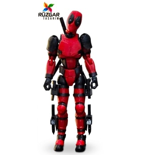 Deadpool Tüm Eklemleri Hareketli Dummy Aksiyon Figür Oyuncak Titan 13