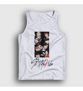 Presmono Unisex Beyaz Members Stray Kids Atlet 122903tt (Beyaz)