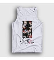 Presmono Unisex Beyaz Members Stray Kids Atlet 122903tt (Beyaz)