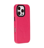 Apple iPhone 16 Pro Max uyumlu, Hakiki Deri, El Yapımı Kılıf, Pembe