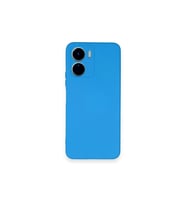 Vivo Y16 Kılıf Nano İçi Kadife Silikon - Mavi