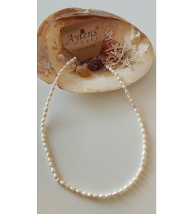 Doğal inci kolye, minimalist zerafetin incisi (Beyaz)