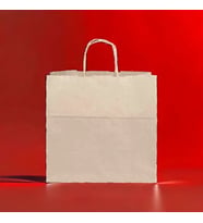 Kraft Kağıt Burgu Saplı 32x32x20 cm 10 Adetli