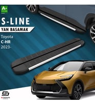 S-Dizayn Toyota C-HR 2 S-Line Aluminyum Yan Basamak 173 Cm 2023 Üzeri A+ Kalite