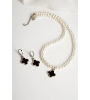 Van Cleef Model İnci Kolye Küpe Takım