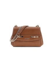 Guess Melinda Mini Dönüştürülebilir Askılı Kapaklı Kadın Kahverengi Çapraz Çanta HWKL9933780-COG