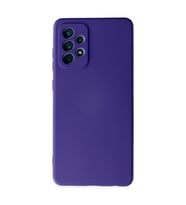 Samsung Galaxy A72 Kılıf Nano İçi Kadife Silikon - Mor