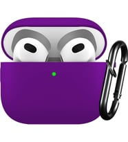 Airpods 3 Lansman Silikon Kılıf (Mor)