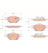 Honda Accord Ön Fren Balatası 2003-2008