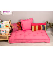 Fransız Tarzı %100 El İşçiliği Yer Yatağı, Dekoratif Minder French Mattress PEMBE