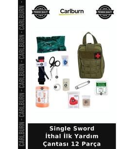 Single Sword İthal İlk Yardım Çantası 12 Parça Tatil Hazırlığı Yedek Çanta Bireysel Koruma