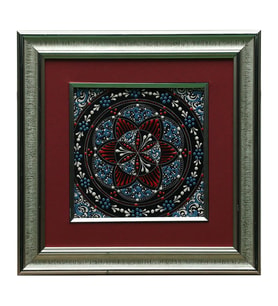 e38 EL İŞÇİLİĞİ ÇİNİ TABLO 34*34 CM - 6270