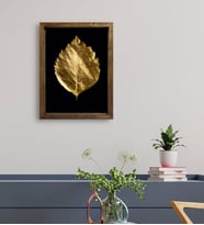 BK Gift Otel Odası Konseptli Doğal Masif Ahşap Çerçeveli Tablo 45x65cm-115