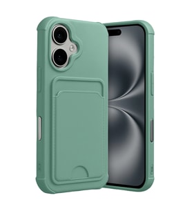 iPhone 17 Kelvin Kartvizitli Silikon - Açık Yeşil