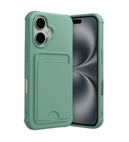 iPhone 17 Kelvin Kartvizitli Silikon - Açık Yeşil