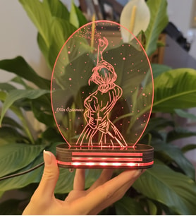 Öğretmenlere Özel 3 D Led Lamba (Kırmızı)