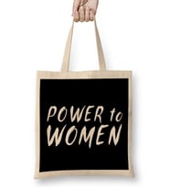 Power To Women Bez Çanta Uzun Saplı