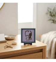 Minimalist Atatürk Tasarımlı Dekoratif Parça, Ofis Masaları İçin Zarif ve Prestijli Bir Hatıra 10x10
