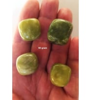 50 Gram Doğal Nefrit Yeşim Tamburlu Parçalar 461
