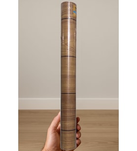 Yapışkanlı Asetat Kahverengi Çizgili Ahşap Desenli 45x200 cm - 1 Adet