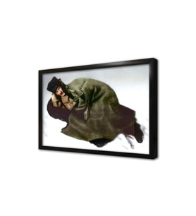 Atatürkün Kocatepe Çerçeveli Cam Tablo