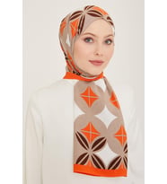 Armine Trend Defne Şal 6347 - 2 - 27 Turuncu