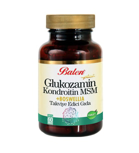 Balen Glukozamn Kondroitin MSM+BOSWELLIA 1200 mg 60 TABLET