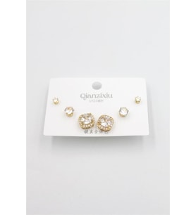Northcity Çoklu Set Küpe - Altın
