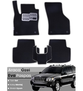 JEEP GRAND CHEROKEE (1999-2005) Uyumlu EVA Paspas Tam Set–Araca Özel,Kolay Montaj,Su Geçirmez