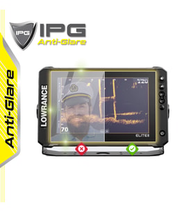 Lowrance Elite FS 10 FishFinder - IPG Anti-Glare Yansıma Önleyici Mat Ekran Koruyucu