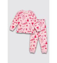 Kız Çocuk Barbie %100 Pamuk Pijama Takımı