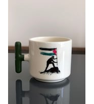 Tanem Filistin Tasarımlı Baskılı T Kupa Bardak , Gazze T Kupa Bardak , Küdüs Kupa Bardağı,