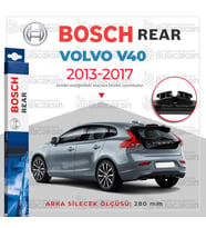 Bosch Rear Arka Silecek Volvo V40 2013-2017 ile uyumlu (Siyah)