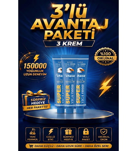 3 Adet Viga 150000 Krem Geçiktirici Gizli Kargo