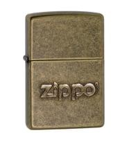 Zippo Stamp Antiqued Brass Çakmak - 28994-000003