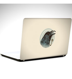Karga ve Anahtar Laptop Sticker 14 inch (35X26CM)