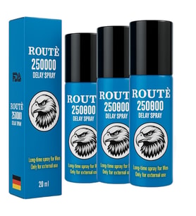 3 Kutu Route Viga Yüksek Kalite Erkek Geçiktirici Sprey Seti - Made in Germany - Premium Qualty Delay Sprey - 1 Kutu 20 ML