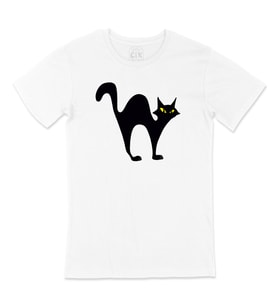 Kara Kedi Tişört