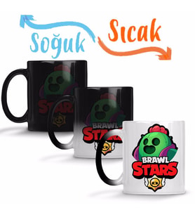 Brawl Stars Spıke Sihirli Kupa Bardak Porselen