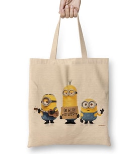 Minyonlar Minions Bez Çanta Uzun Saplı