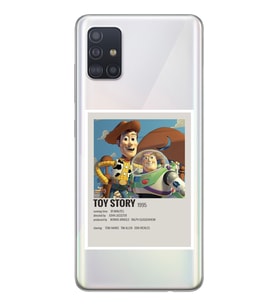 Samsung Galaxy A51 Uyumlu Toy Story Minimalist Poster Desenli Şeffaf Telefon Kılıfı