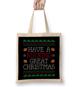 Rugby Have A Rucking Great Christmas Bez Çanta Uzun Saplı