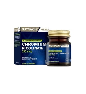 Nutraxin Chromium Picolinate 200 Mcg 90 Tablet