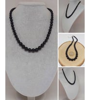 Galaksi Serisi Shungite (Şungit) Taşı Tasarım Kolye