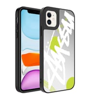 Apple iPhone 11 Kılıf Aynalı Desenli Kamera Korumalı Parlak Zore Mirror Kılıf Yazı