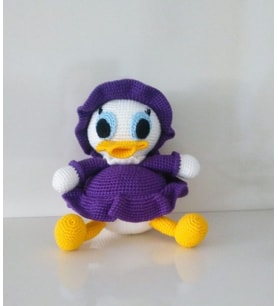Vak Vak Ördek Amigurumi Organik Oyuncak