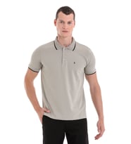 Hatemoğlu Yeşil Regular Fit Düz Polo Yaka %100 Pamuklu Tişört