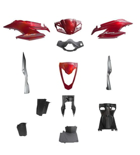 Honda Activa S 125 Grenaj Seti Kırmızı