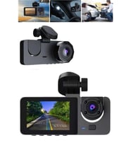 Araç İçi Dikiz Kamerası Sürüş Kaydedici 3 Lensli DVR Kamera